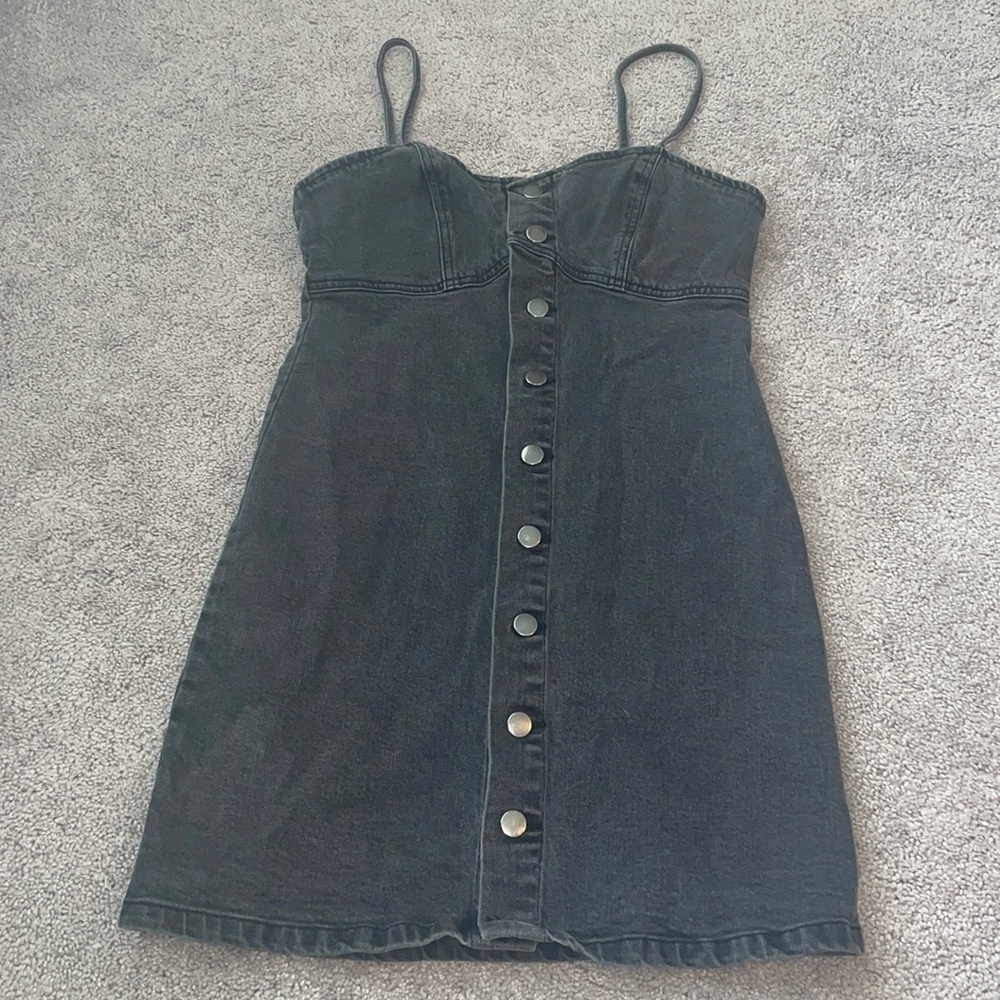 Forever 21 black Jean dress